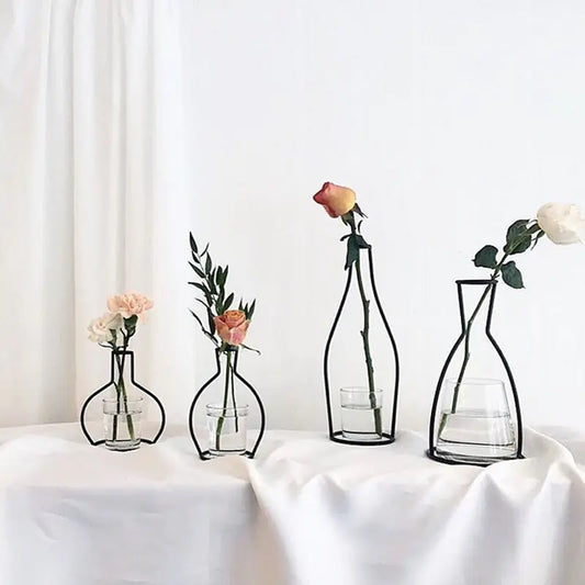 Nordic Iron Flower Vase Decor